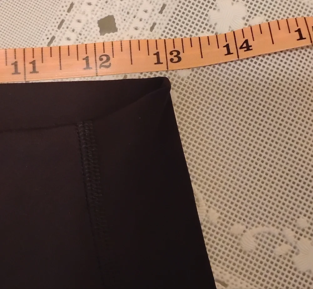 Lululemon Wunder Under Crop High-Rise *Roll Down Scallop Full-On Luxtreme, Sz 8 - Picture 12 of 16